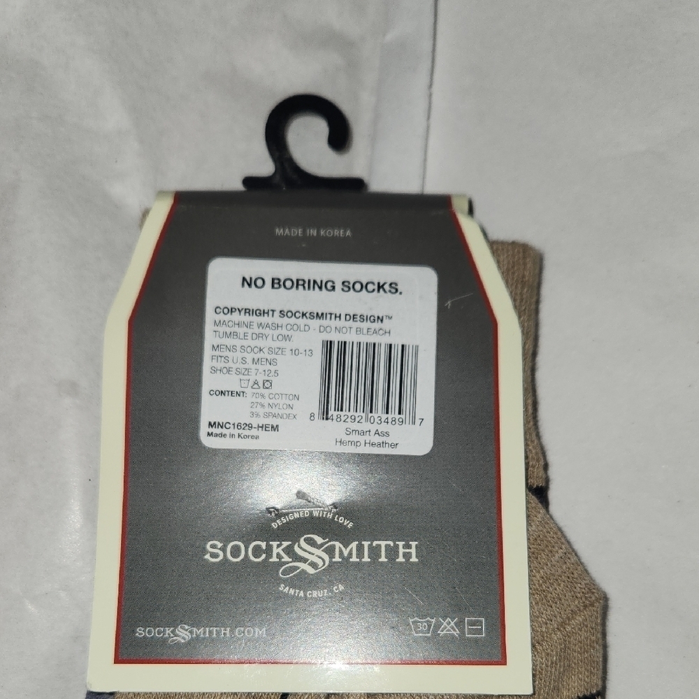 SockSmith Men's Donkey Design Socks - Brown - Picture 2 of 2